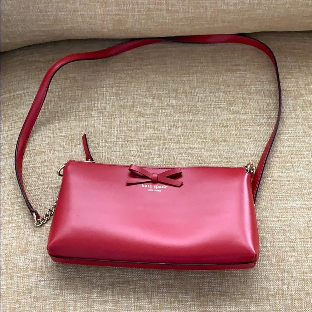 Kate Spade red crossbody